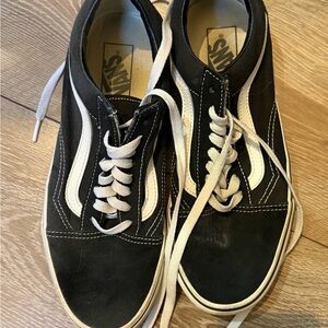 Vans Black and White Women's Sneakers